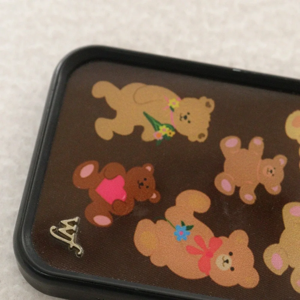 Wildflower iPhone 14 Pro Case Bear Pattern‎ Brown